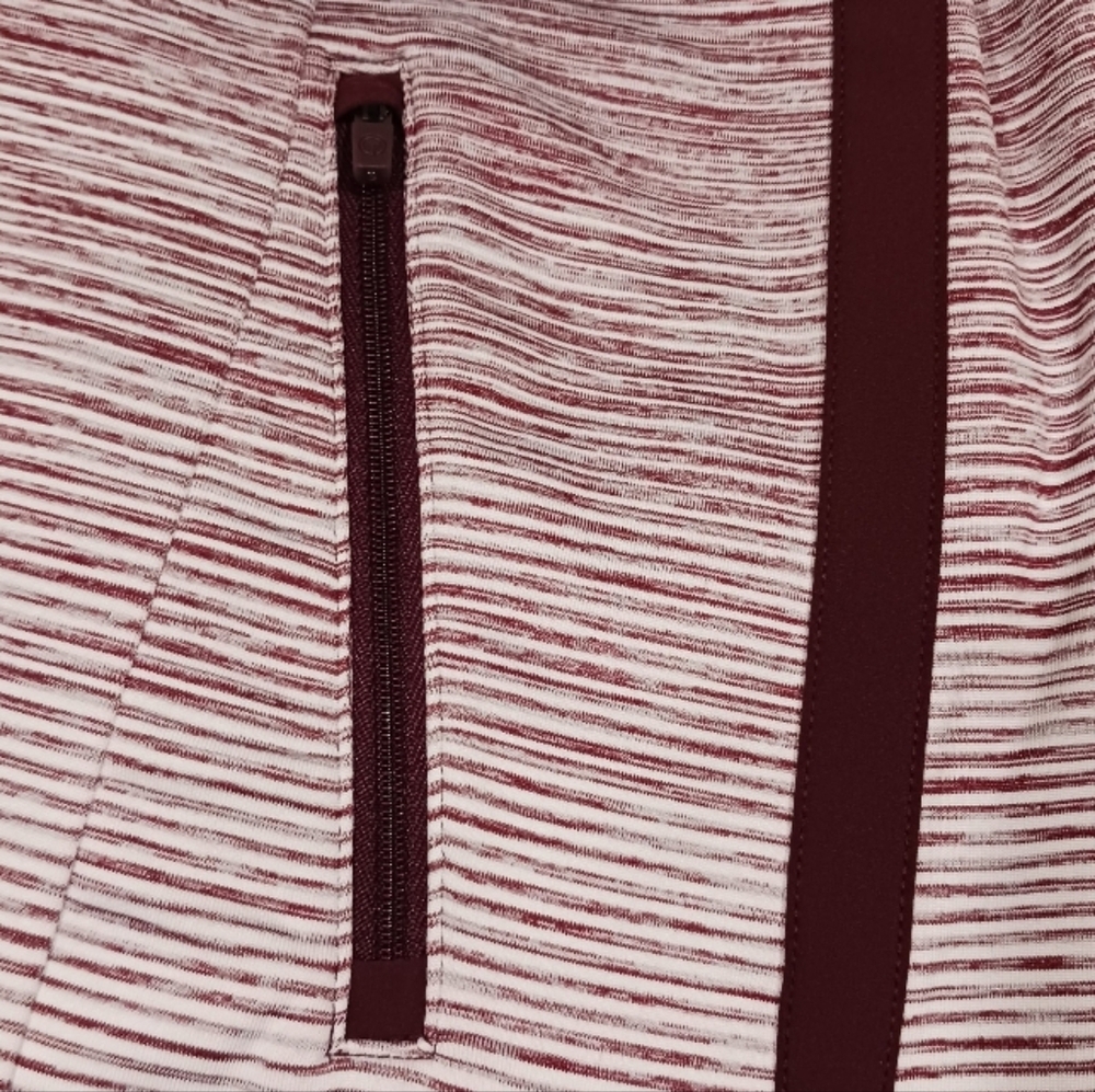T For Talbots Ombre Stripe Casual Athletic Athleisure Jacket - Picture 7 of 12
